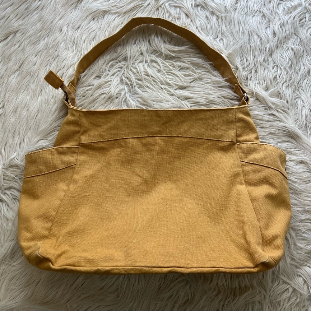 Christy Studio Mustard Yellow Canvas Diaper Messenger Bag Renee Large Handmade